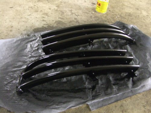 oem bumper grille painted black