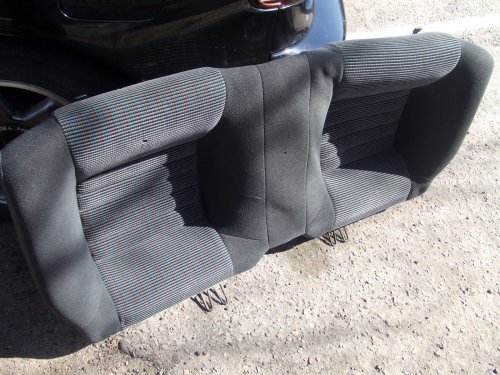 Rear seats out