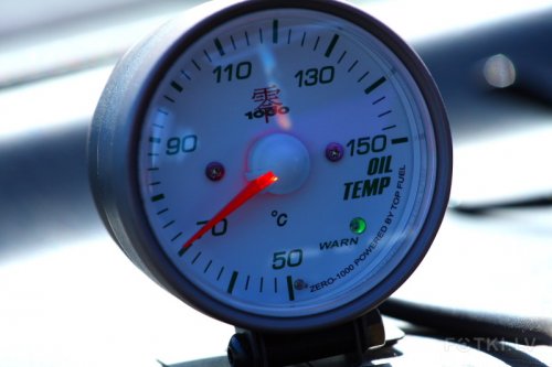 zero 1000 oil temp gauge